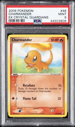 Charmander graded PSA 9 for sale on eBay