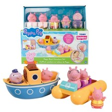 Make Bath Time Fun - Peppa Pig Boat Adventure Set 7 Toys