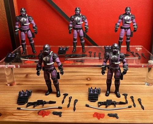 GI Joe Classified #117 2024 Cobra Techno-Viper - Lot of 5