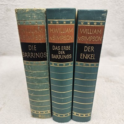 William Von Simpson Trilogy Die Barrings Das Erbe Der Barrings Der Enkel German