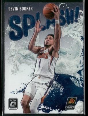 DEVIN BOOKER SUPER STAR 2021 22 Panini Donruss Optic Splash! #13 PHOENIX SUNS
