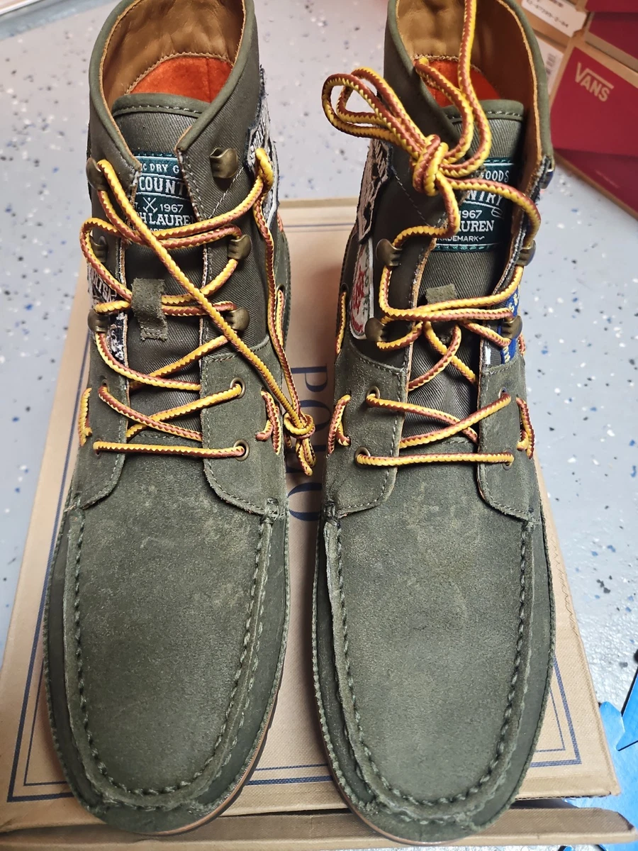 Polo Ralph Lauren Green Boots for Men for sale | eBay display picture 3