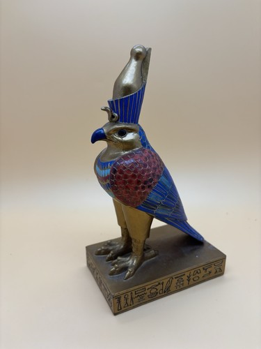 SUMMITE COLLECTION - EGYPTION GOD HORUS FALCON BIRD - FIGURINE - 8.5"