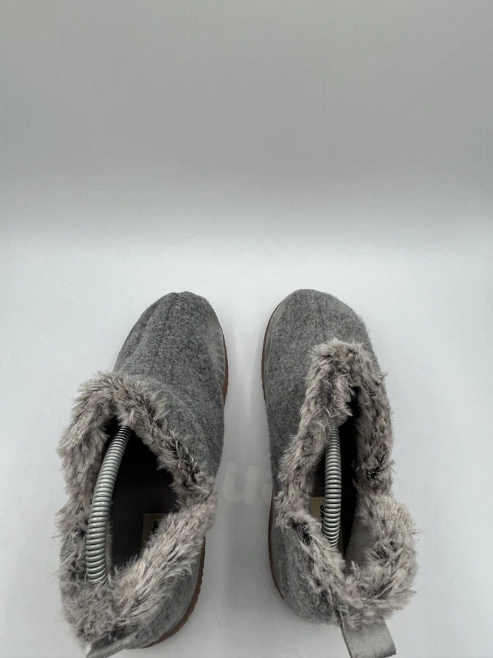 Dulex By Dear Foam Comfort Shoes Women's Sz 7-8 Gray Round Toe Slip On Lined - Image 4 of 4