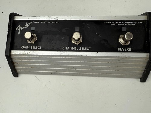 Fender Twin Amp Fußschalter 3 Tasten 0047800000 ungetestet - Gain Select Reverb