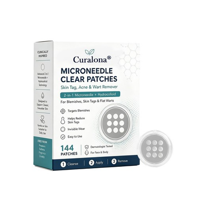 #ad Curalona 2 in 1 Microneedle Hydrocolloid Patches for Face amp; Body Skin Care $99.99