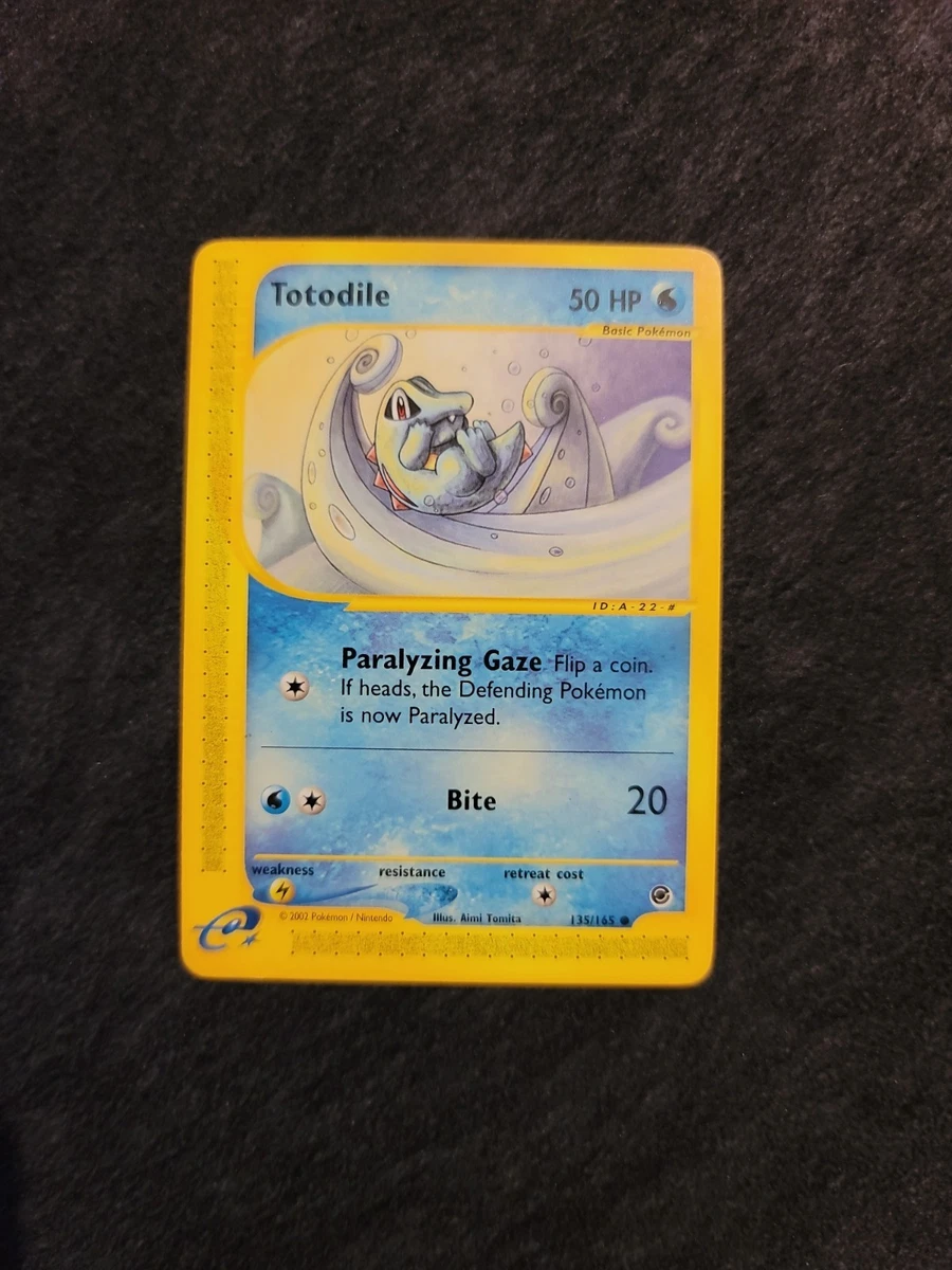 Totodile 135/165 Expedition Base Set for sale | eBay