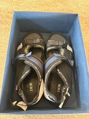 Dior Atlas Sandals Black/Blue Size 45 - Excellent, Worn Once - One Clip Broken