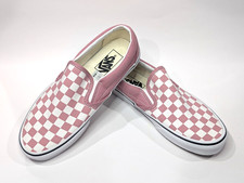 Vans Classic Checkerboard Mauve/White Women's Slip On Shoes - Assorted Sizes NWB