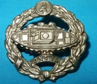 WW2 ERA SOUTH AFRICA TANK CORPS REGIMENT W/M MILITARY CAP BADGE WORLD WAR II