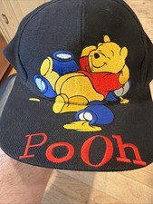 VTG Winnie the Pooh Hat Disney Goofy's Hat Co Adjustable Embroidered Cap Adult
