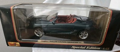 MAISTO 1:18 Scale Ford Mustang MACH III Green Convertible Special Edition