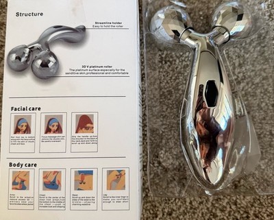 Tekson Structure Large Facial 3D Massager Silver