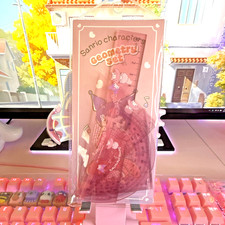 2025 Kuromi My Melody 4 Pc Acrylic Geometry Set cm Ruler Triangle Protractor