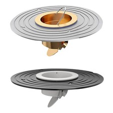 Floor Drain Core with Reducer Rings Oderproof Shower Drain Plug Backflow