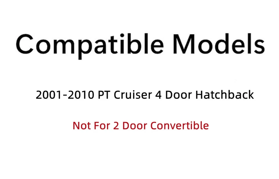 Fit 2001-2010 Chrysler PT Cruiser 4-Dr Driver Left Side Quarter Window Glass OEM Foto 4 de 4