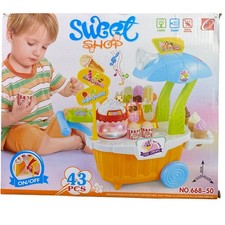 Sweet Shop 43 Piece Playset Ice Cream Lights Sounds Educational Toy Pretend Play
