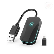 Wireless CarPlay Adapter 2025 Upgraded Dual Band 2.4GHz/5GHz NEW