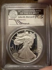 2011-W American Silver Eagle - PCGS PR69 DCAM John Mercanti Signature