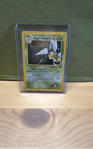 Koga's Beedrill 9/132 Gym Challenge Holo