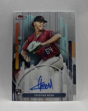 Cristian Mena RC Base Auto 2025 Topps Finest Baseball #FA-CME Rookie Autograph