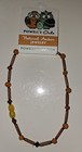 Genuine Beautiful Natural Baltic Amber Choker Necklace New Vintage Powells Owls — photo 5