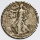1933-S 50c Walking Liberty Silver Half Dollar - RAW - Nice Coin