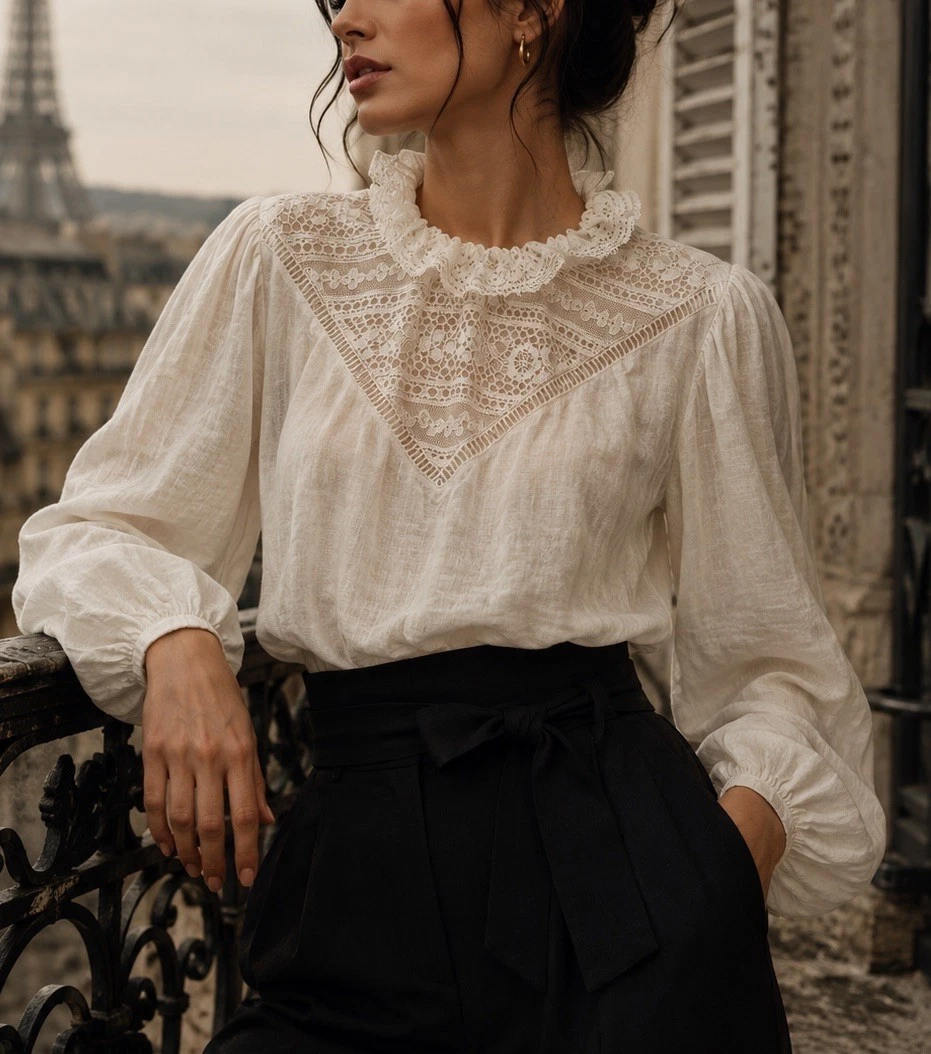 CLAUDIE PIERLOT パリで購入 白 レース　ブラウス 美品 CLAUDIE PIERLOT Tops & Blouses for Women for sale | eBay