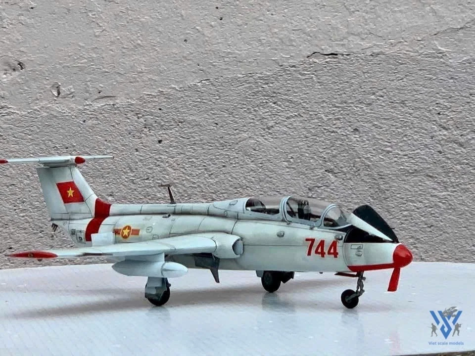 Jet da allenamento 1/48 Aero L-29 Delfin Pro-Built da collezione - Immagine 2 di 4