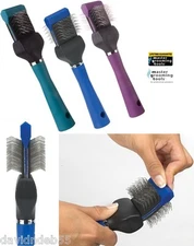 Master Grooming Tools PET PRO Single Wide FLEXIBLE PET SLICKER Mat Breaker BRUSH