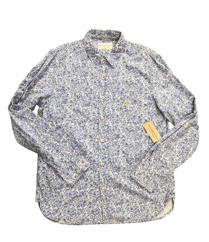 グレー1枚 Denim & Supply By Ralph Lauren Men's Plaid Button-Up Shirt EH6
