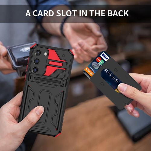 Kickstand Case Wallet Cover Card Holder for Galaxy S23 S22 S21 Ultra Plus S20FE - 第 4/18 張圖片
