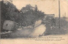 CPA 34 PEZENAS ÜBERSCHWEMMUNG 1907 LÜCKE IM KLOSTERPARK EIN KAUERMARKTWAGEN Y E