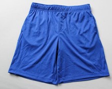 Old Navy Boy's Solid Above Knee Performance Shorts EJ3 Tanzanite Large NWT