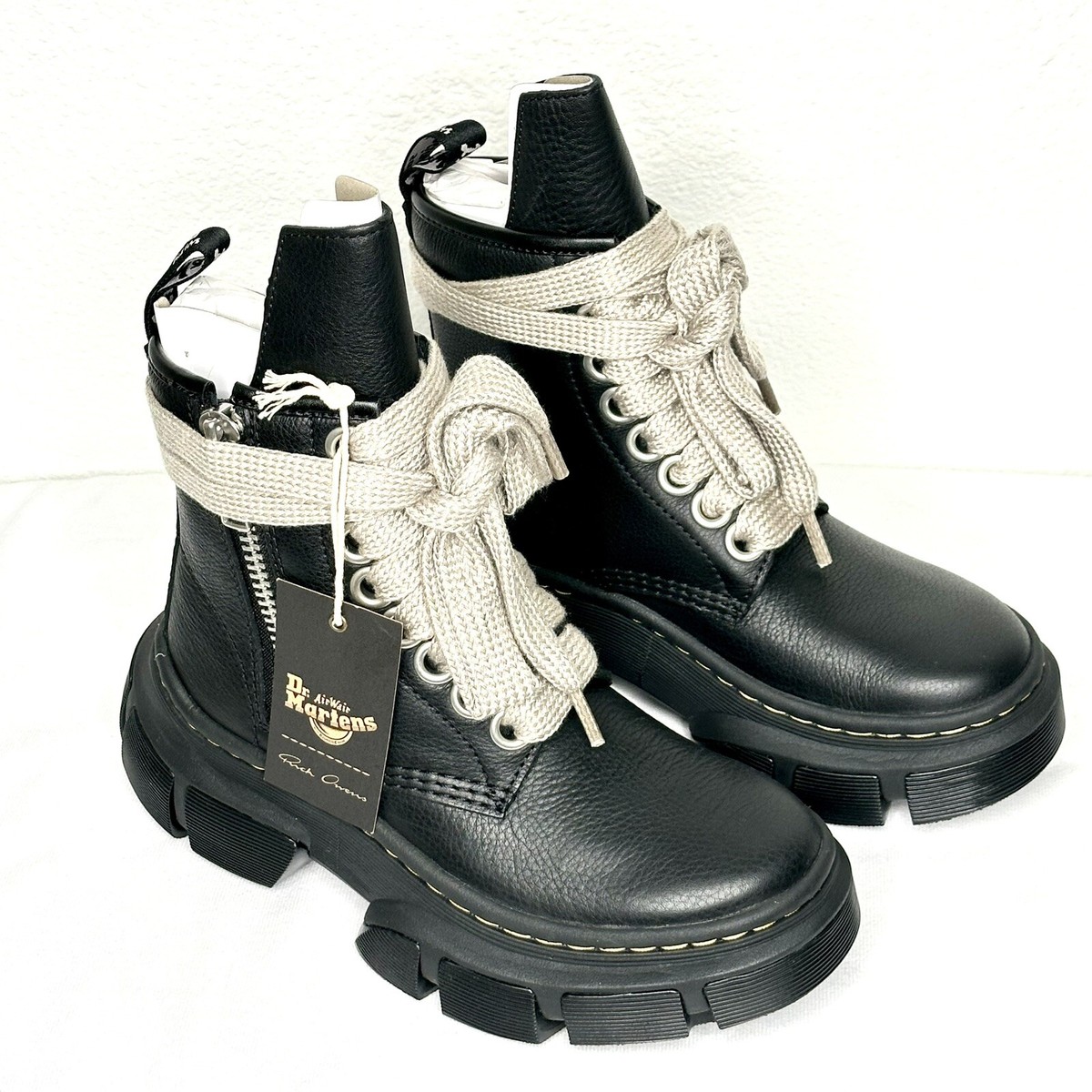 Dr. Martens Rick Owens 1460 DMXL Jumbo Lace Up Leather Boots Dr. Martens Rick Owens 1460 DMXL Jumbo Lace Up Leather Boots