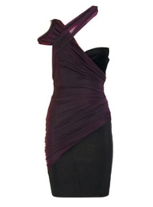 Abito Alexander Wang monospalla fasciato taglia 2