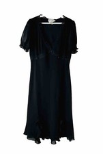 Vintage Y2K Womens 6 Sheer Puff Sleeve Empire Baby Doll Dress Whimsigoth Fairy