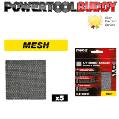 Trend Mesh Schleifblätter 1/4 - Abranet - 5 Stück