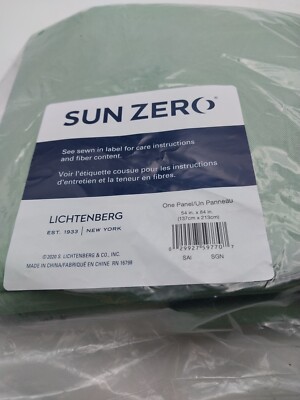 Sun Zero Panel Grommet Curtain 54in x 84in Green