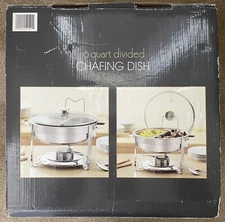 Bed Bath and Beyond 6 Quart Divided Chafing Dish