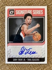 2018-19 Donruss Optic GARY TRENT JR #66 Signature Series Auto Rookie RAPTORS