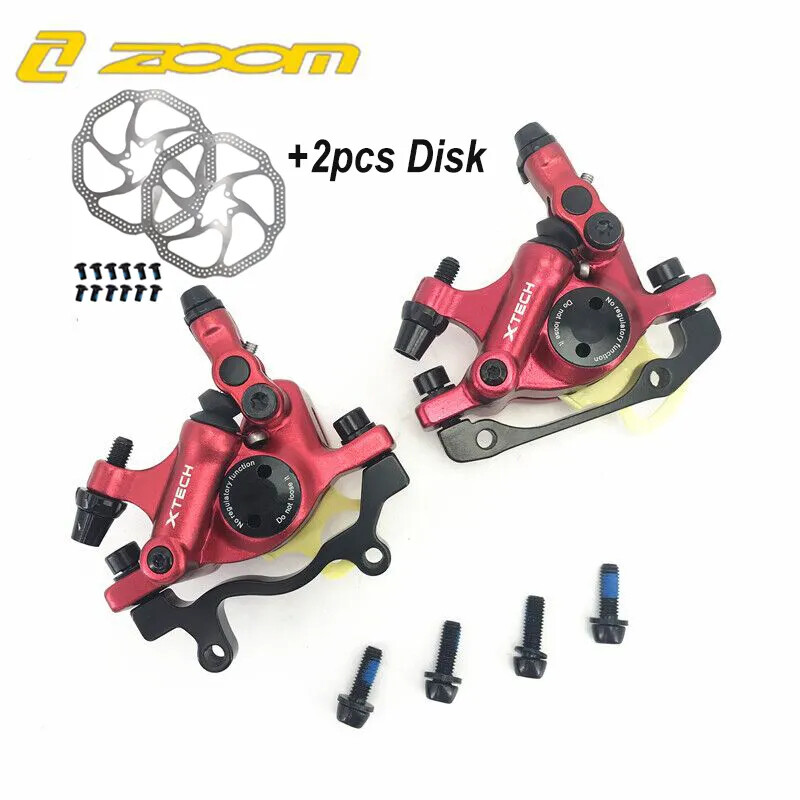 (New) MTB Bike Hydraulic Disc Brake Calipers Front/Rear G3 Rotors 120/140/160/180MM  (166.95 USD)
