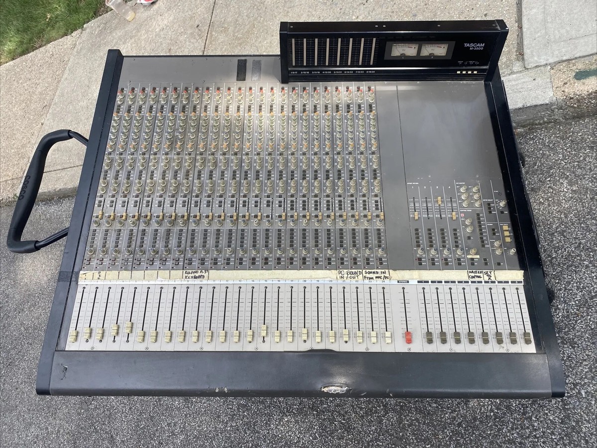 Tascam M-3500 24 Ch Analog Console Mixer Mixing Board M3500 | eBay