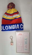 3 REGALOS COLOMBIANOS + AMÉRICA DE CALI: 1 JUEGO DE PEGATINAS + GORRO + LLAVERO $28