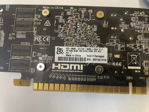 VIDEO CARD XFX AMD RADEON HD-545X-ZQ HD-545X-ZQH 1GB DDR3 HDMI VGA DVI PRE-OWNED - Picture 5 of 5