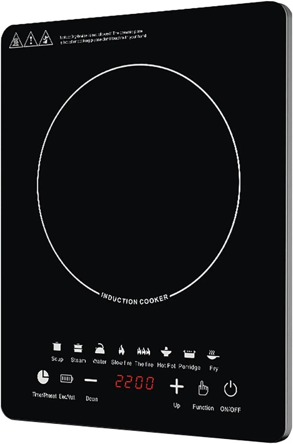 Countertop Induction Burner, 2200W Portable Induction Cooktop with Smart Touch