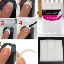 New French Manicure Nail Art Tips Form Guide Sticker Polish DIY #2