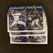 2024 Topps Update US-185 Jhonny Pereda & Emmanuel Ramirez Rookie Combo Marlins 3