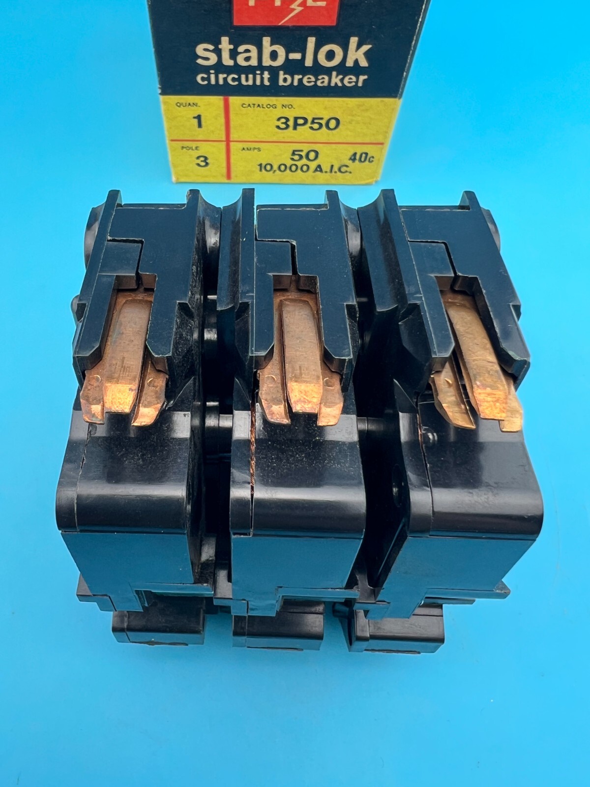 Federal Pacific NA350 50 Amp 3 Pole Circuit Breaker FPE 240V NA 3P Stab-Lok *NEW