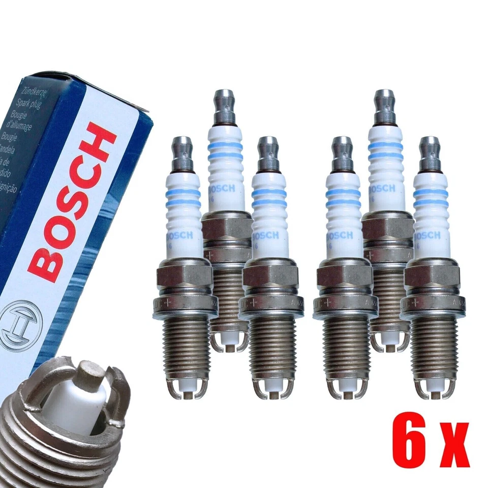 6x (6 unidades) Bujía BOSCH Super Plus® 0242235668 / FR7LDC+ Envío DHL Foto 4 de 4
